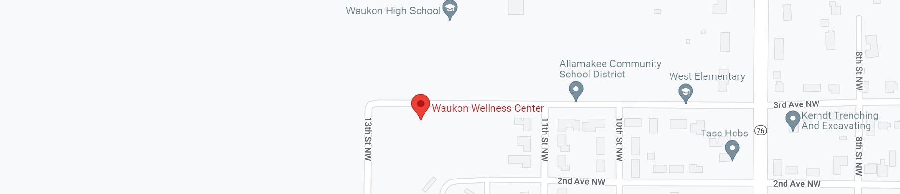 Waukon Wellness Map